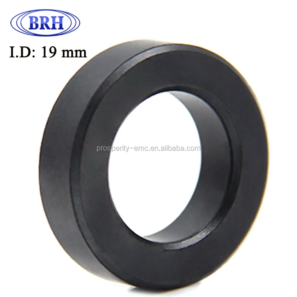 Custom high permeability soft toroidal ferrite core