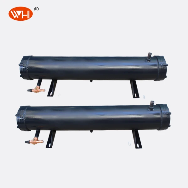 Высокоэффективный теплообменник для морской воды с двигателем диаметром 3/8 дюйма, конденсатор для холодной и водной воды 220 В