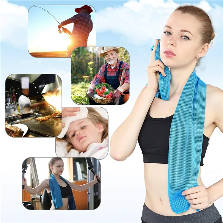 Always Keep Cool Instant Stay Self Cooling Towel 100cm Seen On TV