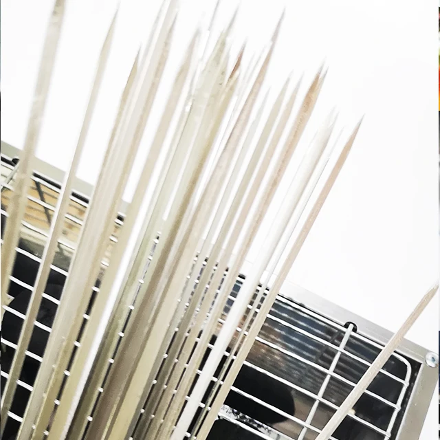 
China wholesales camping barbecue bbq grill kebab stainless steel skewer food grade 