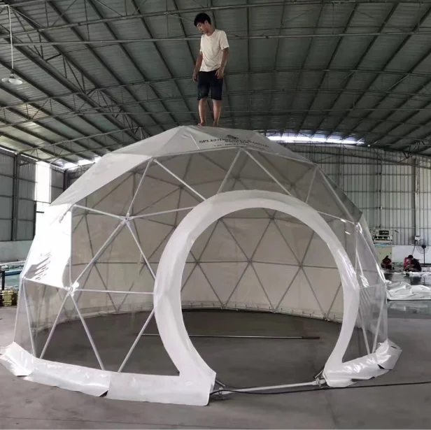 Guangzhou dome event tent round shape camping tents in Europe