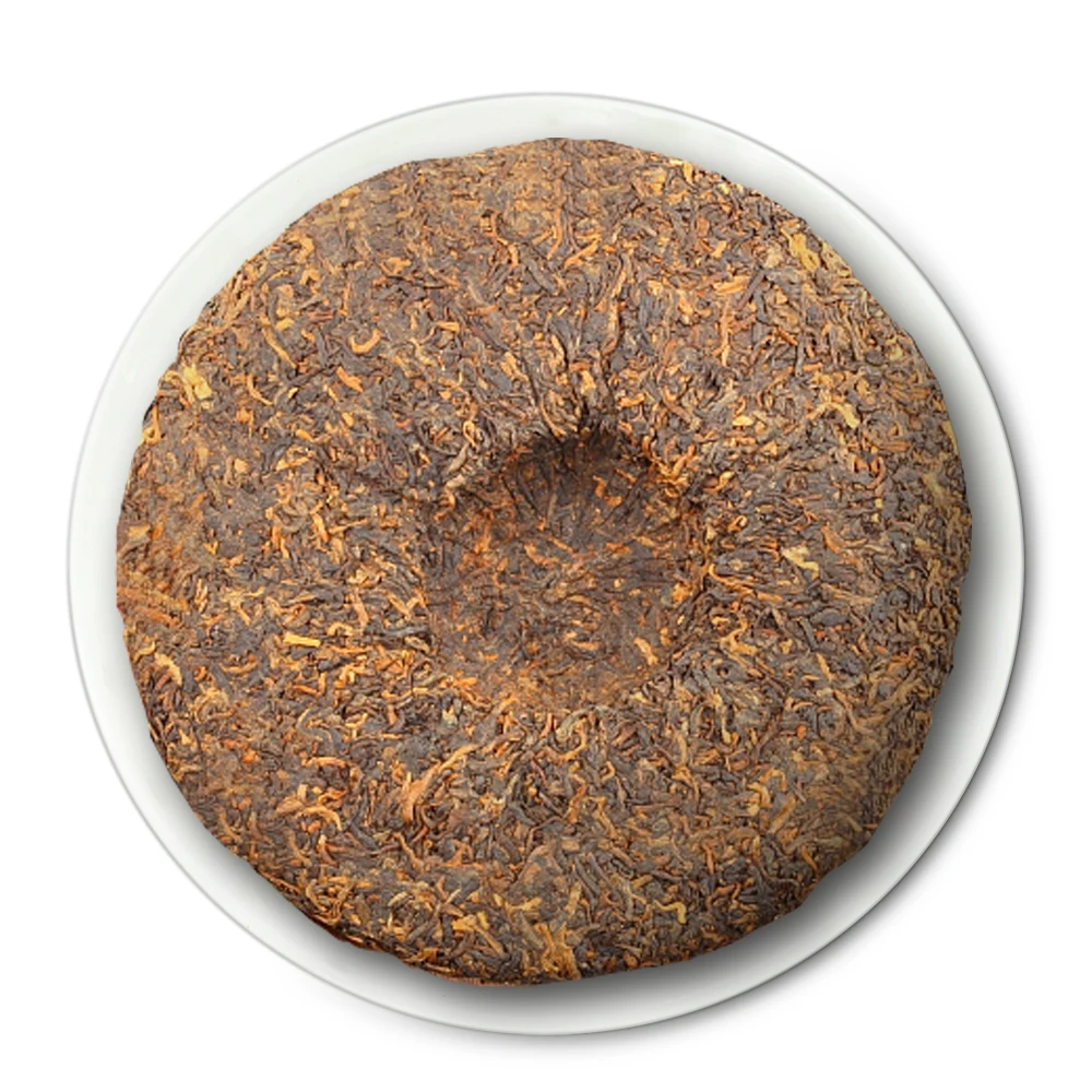 2010 Menghai Dayi Gong Ting" Ripe Pu Er (001) Pu-erh Tea , 200g Cake