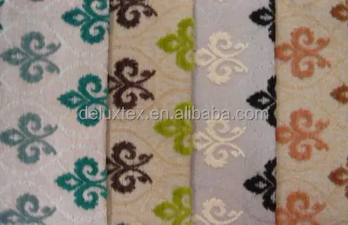
Classical orient heavy upholstery china sofa chair cover pattern chenille fabric 
