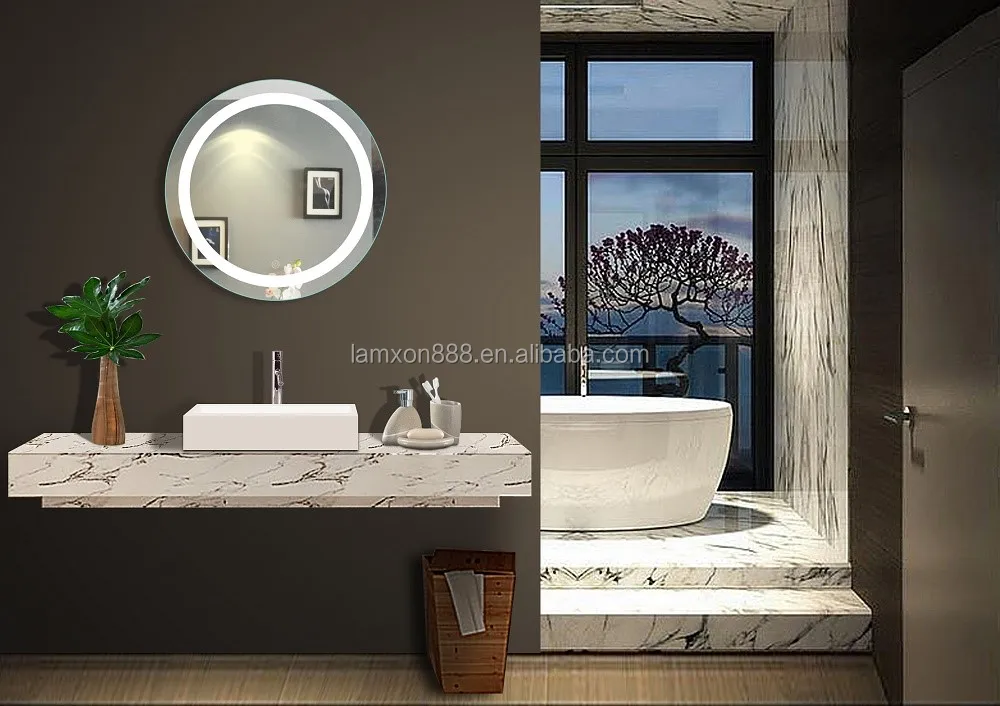 Lamxon bathroom accessories illuminated mirrors