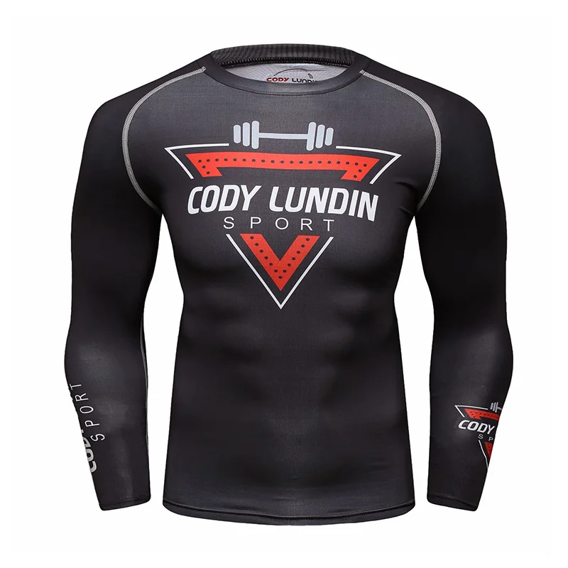 Custom sublimated compression tattoo printed mma rash guard