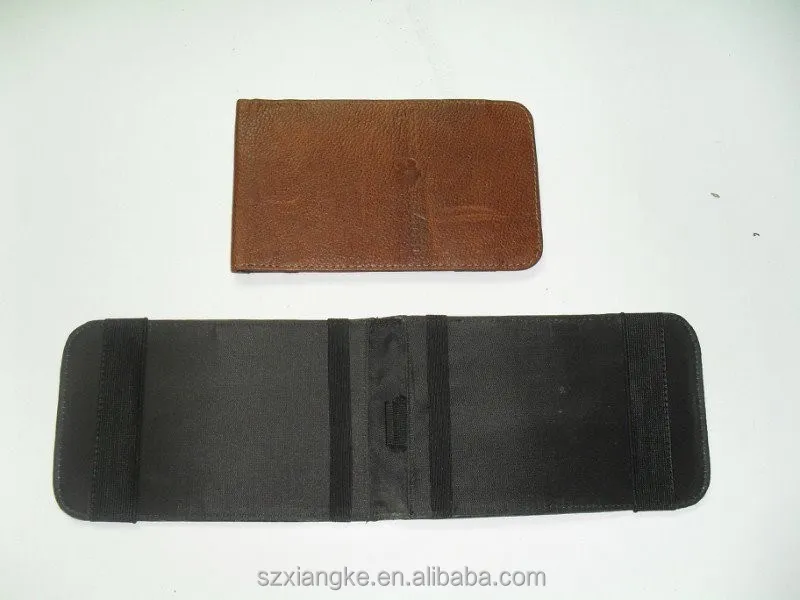 
leather golf scorecard holder 