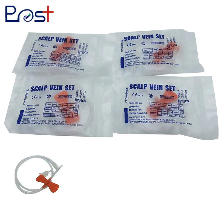 
Made In China Safety One Time Gauge Butterfly Blood Collection Needle 