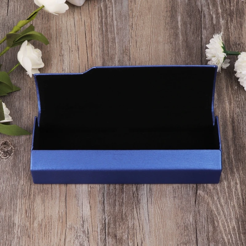 Hot Selling Custom logo Sunglasses Glasses Box High Quality Square Eyewear Case Handmade Hard Glasses Box
