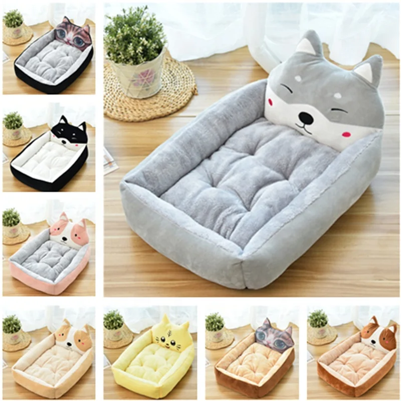 
Soft Velvet Akita Dog 3D Cat Cute Pet Bed 