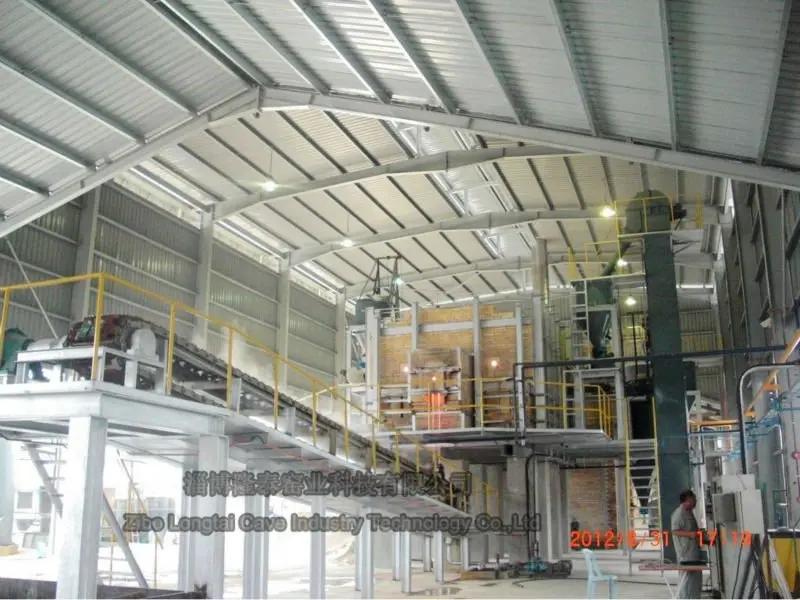 28 тонн/день подковы пламени твердых силикатных натрия печи