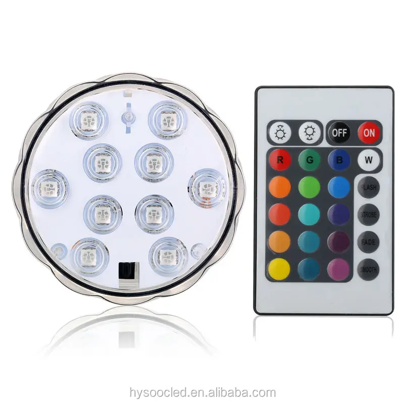 Погружная яркая светодиодная лампа в форме цветка, 2,8 дюйма