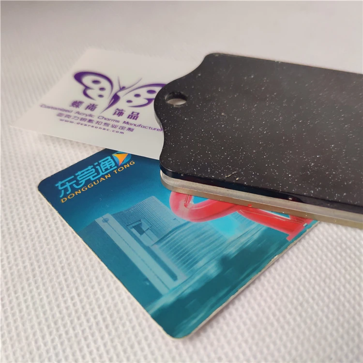 
Free Sample Promotion Gift Plastic Acrylic Custom Print Glitter Card Holder Id Card Holder Wallet Bus IC Card Holder Wholesale 