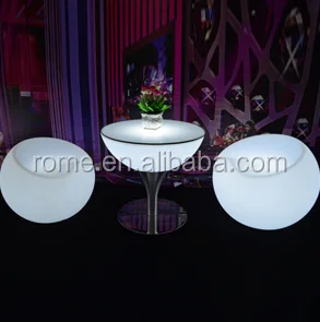 RGB light changing led furniture/led nightclub coffee table for indoor and outdoor using