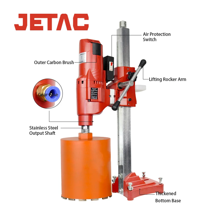 235C manual Glass Road Stud Installation 4200W Heavy Duty Concrete Hand Wall Drilling Core Diamond Drill Machine