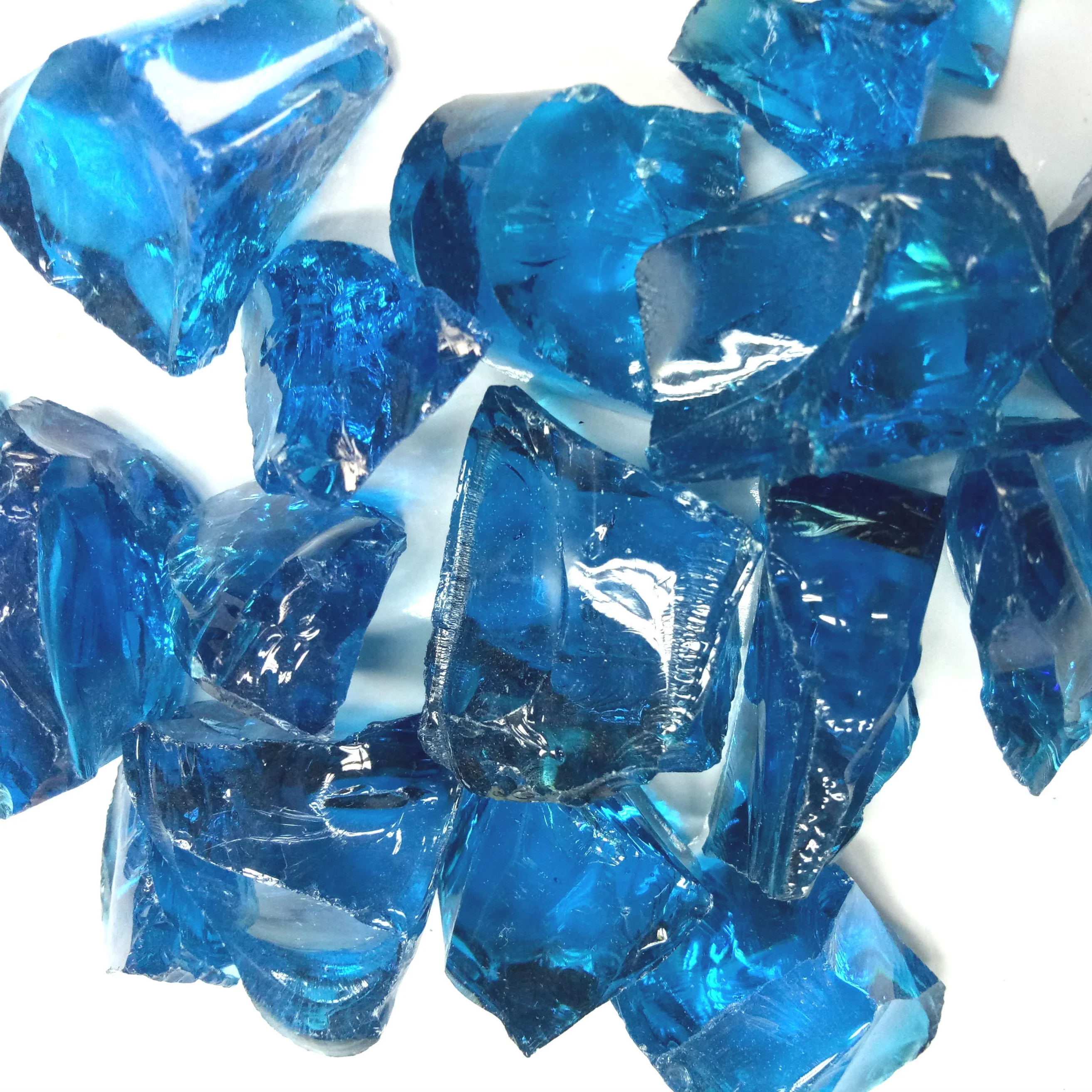 Broken Recycled Tumbles Glass Stone broken glass chips for the path