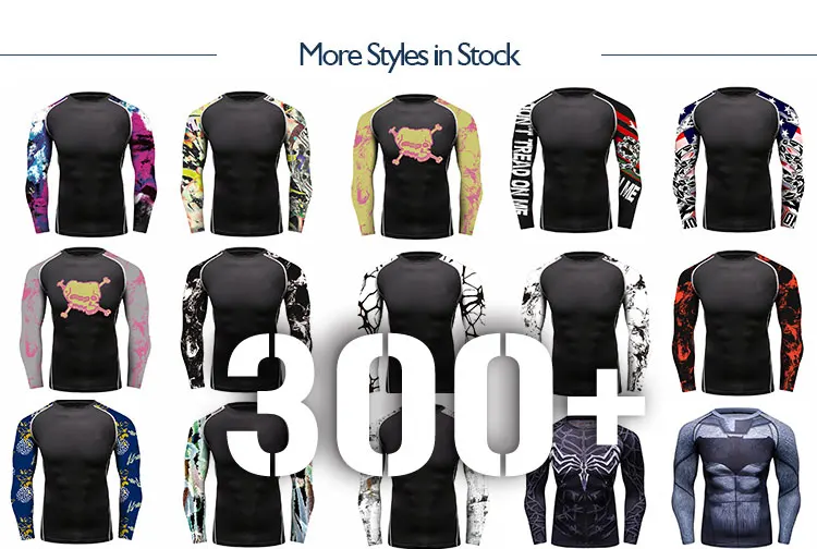 Custom Lycra Fabric Mens Compression Shirts USA Confederate Gadsden Flag Rash guard Sets