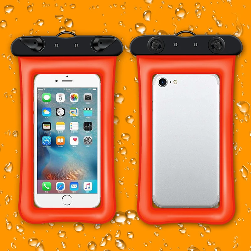 
Universal Waterproof Case double airbags waterproof pouch bag airbag Cell Phone Water proof dry bag for smart phone 
