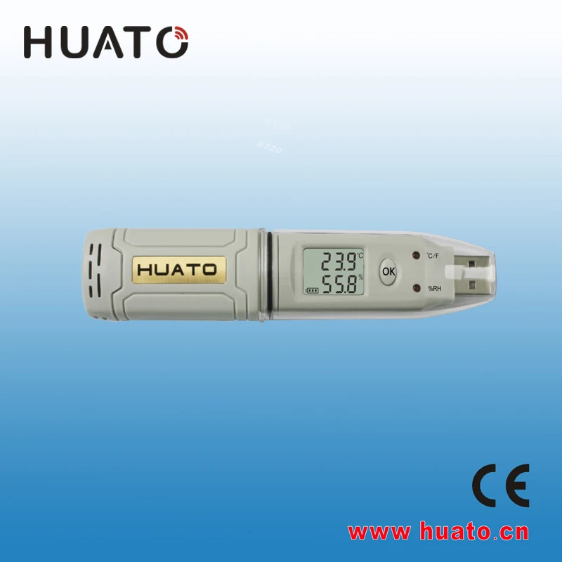 USB logger (sensor, recorder) temperature and humidity HUATO HE173