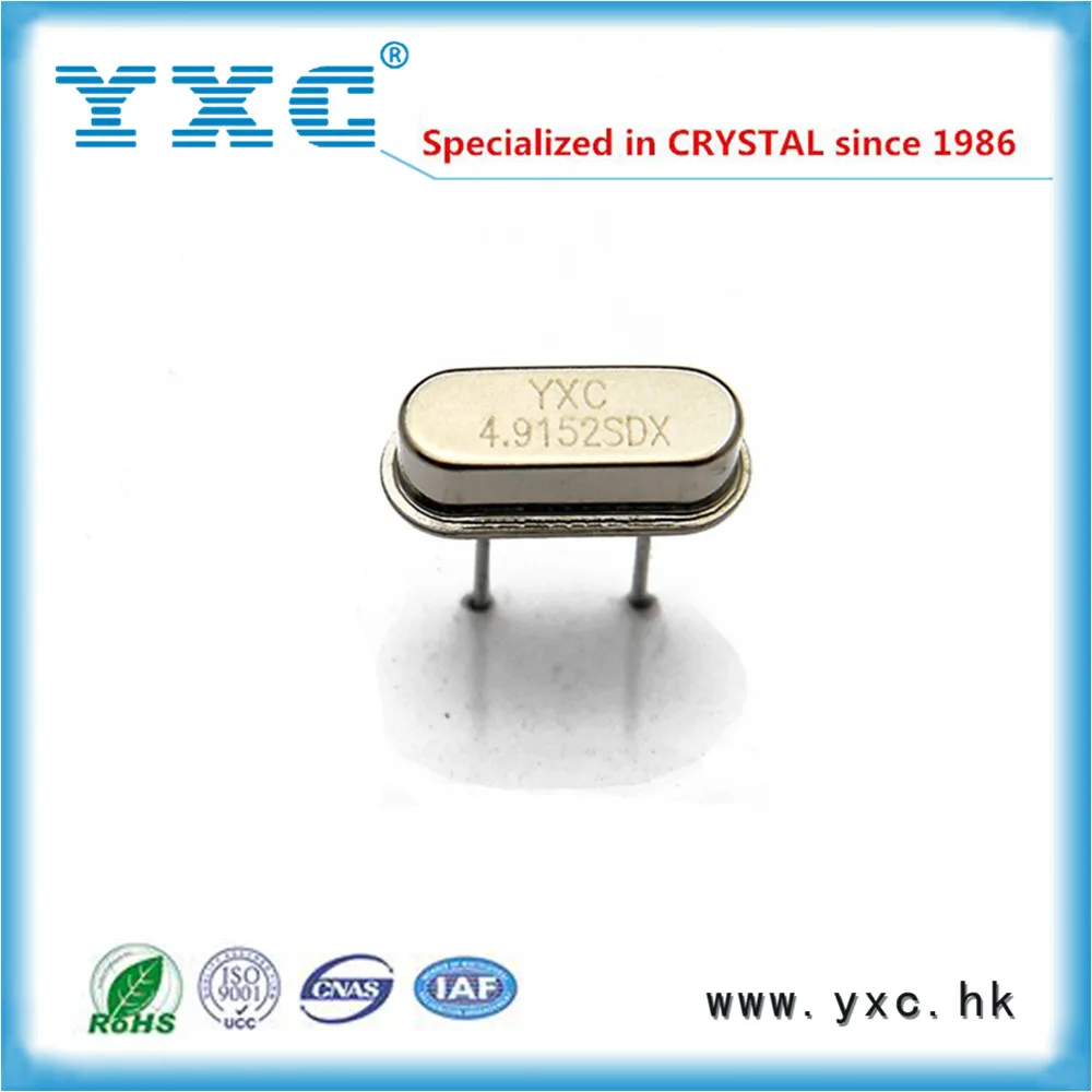 4.9152 МГЦ 20ppm 20PF 49 s DIP 2pin резонатора кристаллы кристаллы кварца