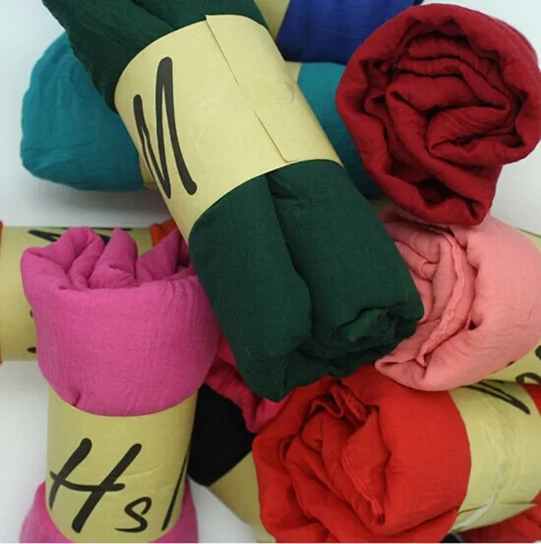 Fashion candy colors infinity girl cotton scarf wholesale