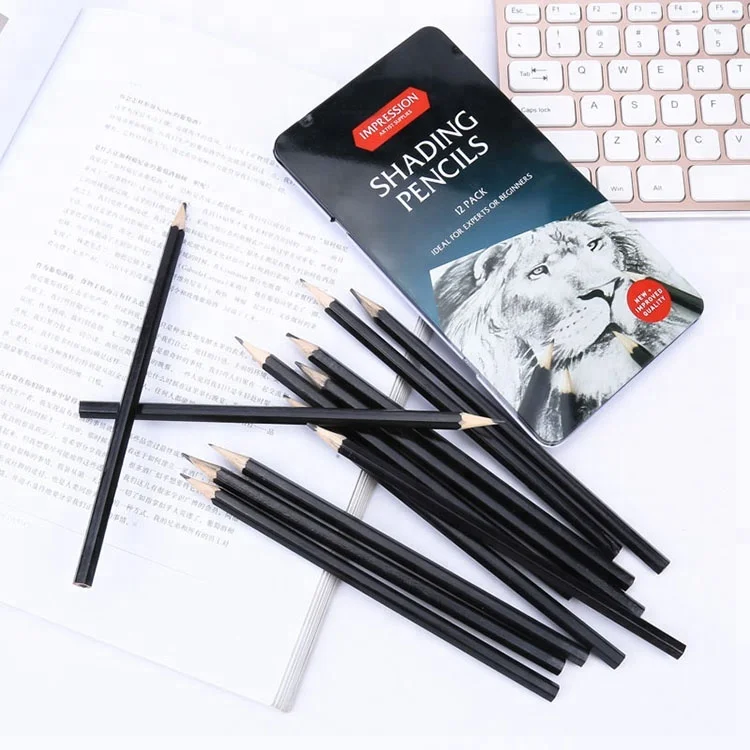 Качественная жестяная коробка 24 шт. художественный Рисунок набор карандашей для рисования