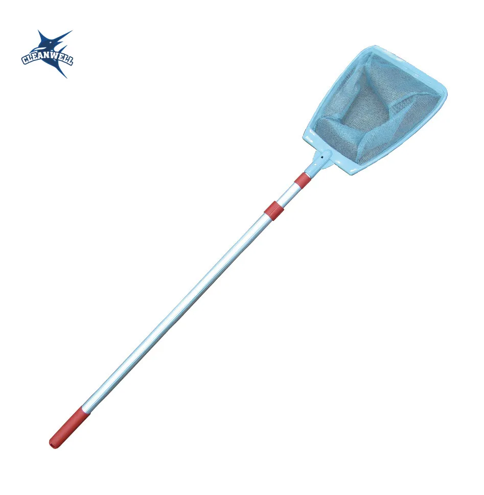Cleanwell high quality Pond, Pool and Spa 3 X 35.5 inch Aluminum Telescopic pole fine net Skimmer