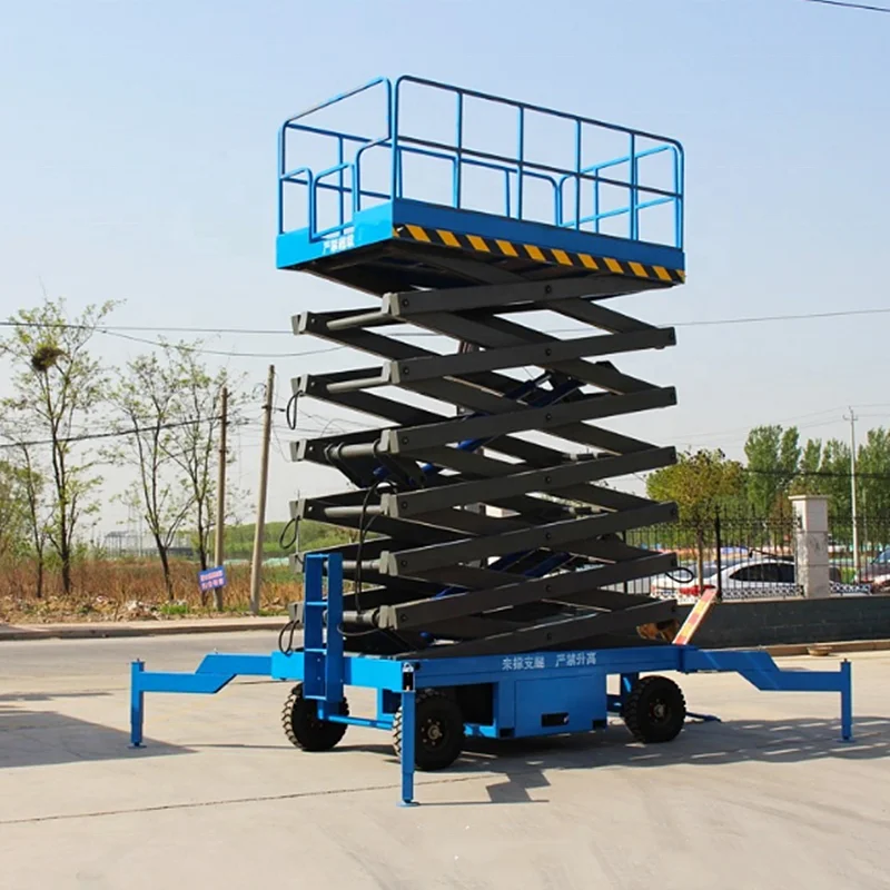 QYCY0.5-6m 500kg High quality Movable Scissor Lift Platforms