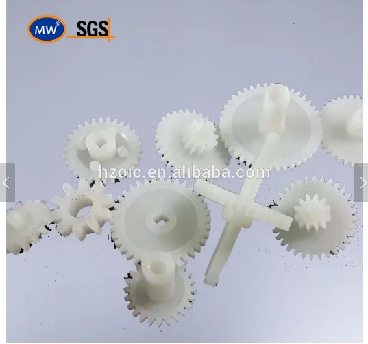 Customized Plastic double spur gears for machine