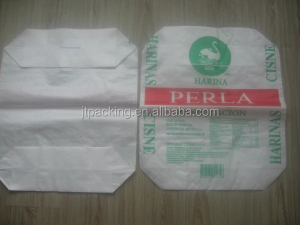 Полипропиленовый плетеный ламинированный блок нижний клапан мешок для пшеничной муки 50 кг Цена Цементного Мешка