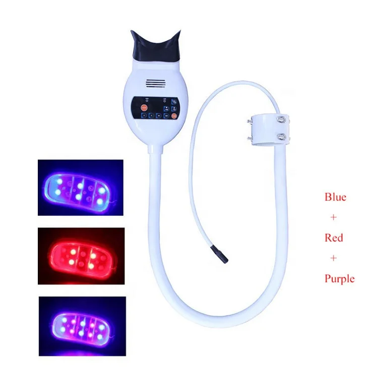 3IN1 Red Purple Blue Cold Led Teeth Whitening Dental Bleaching Light