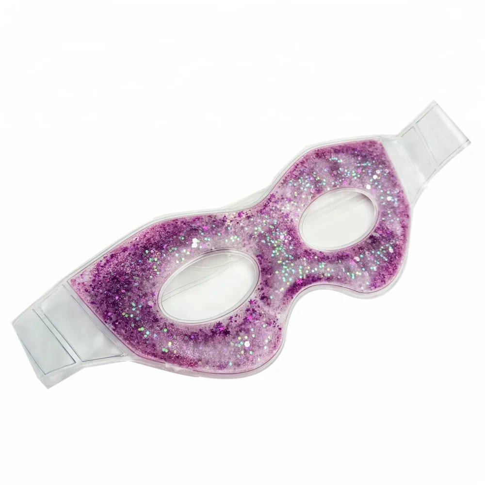 Многоразовая холодная маска для сна Guangdong гелевая глаз с возможностью микроволновки горячей холодной терапии и темных