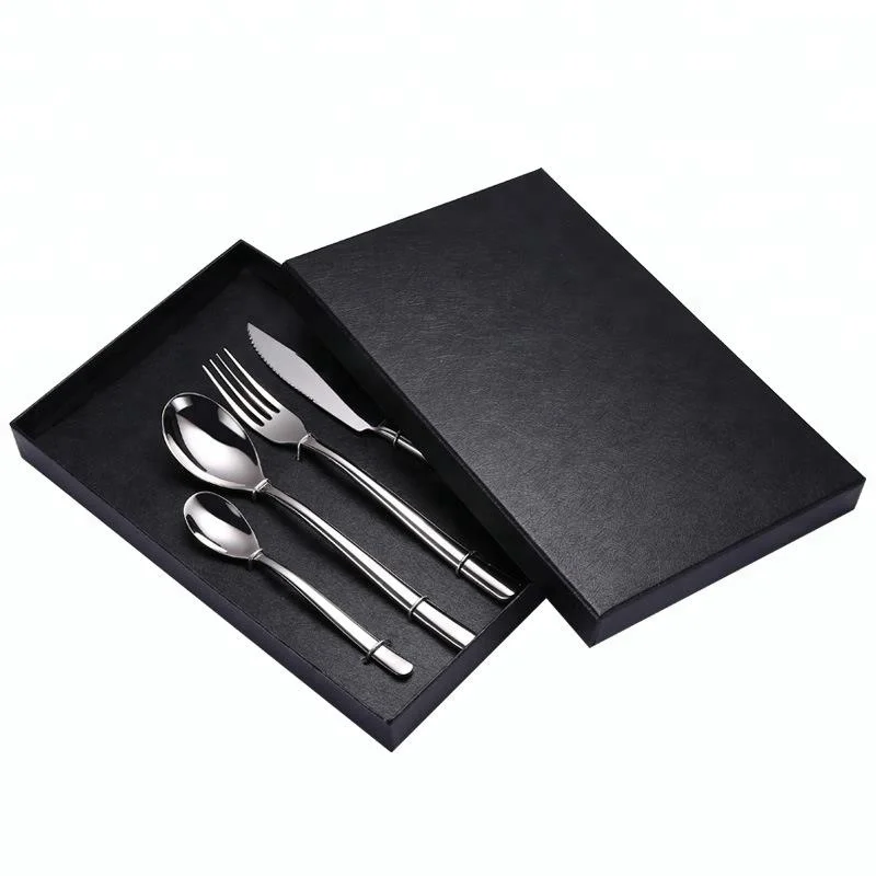 
Restaurant Silver Stainless Steel Cutlery Set Flatware Set Tableware Set 