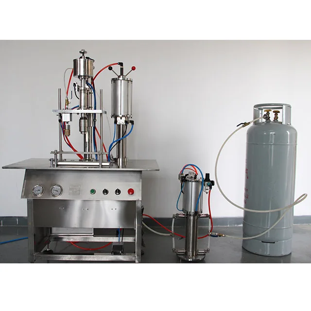 Hot Selling Small Aerosol Deodorant / Gas / Spray Paint Filling Machine