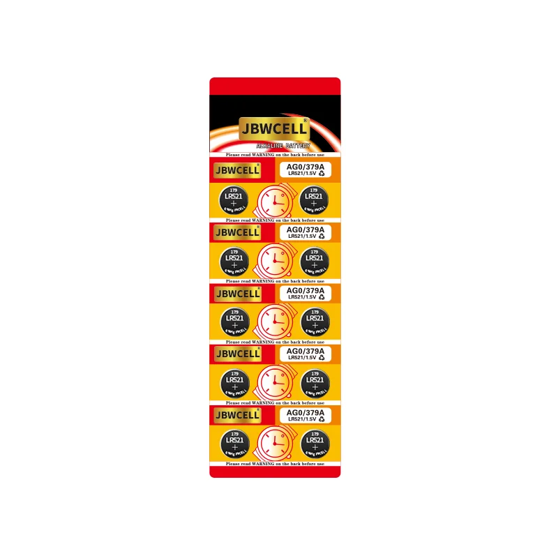 1.5V AG Series Button Cell Battery LR521 Ag0 For Watch
