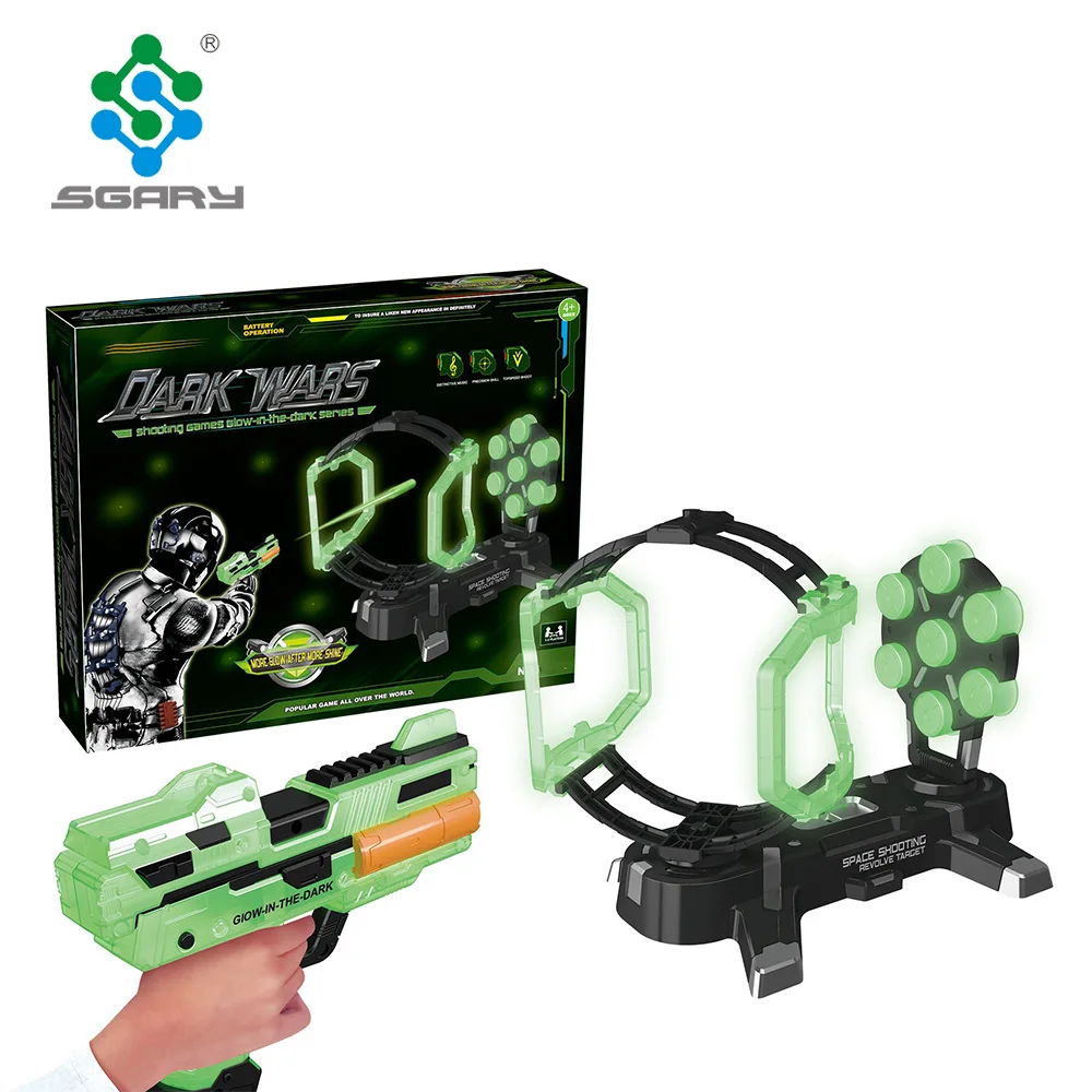Battery Operated Infrared Gun Educational Shooting Game GLOWING IN THE DARK
