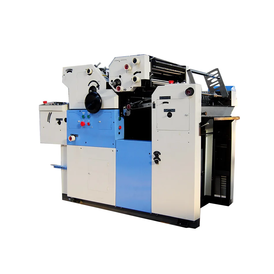 HT56IIS Non-Wowen Paper Card 2 Color Mini Offset Printing Machine