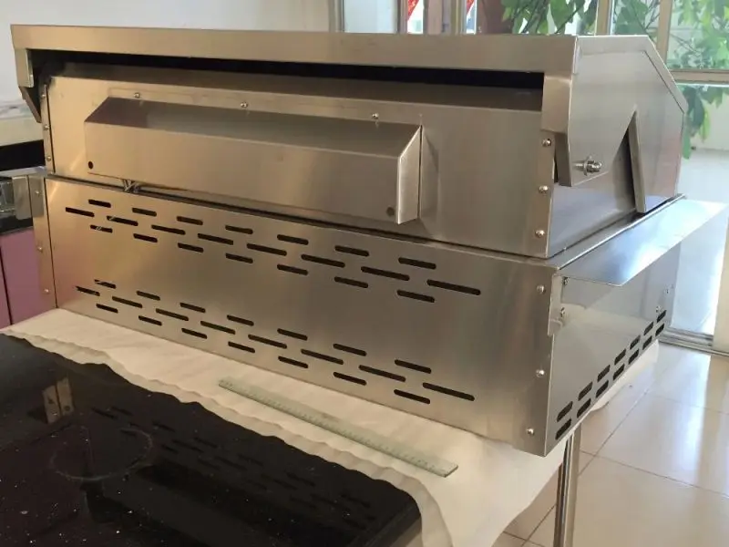 Luxury outdoor simple design module stainless steel built in gas bbq grill