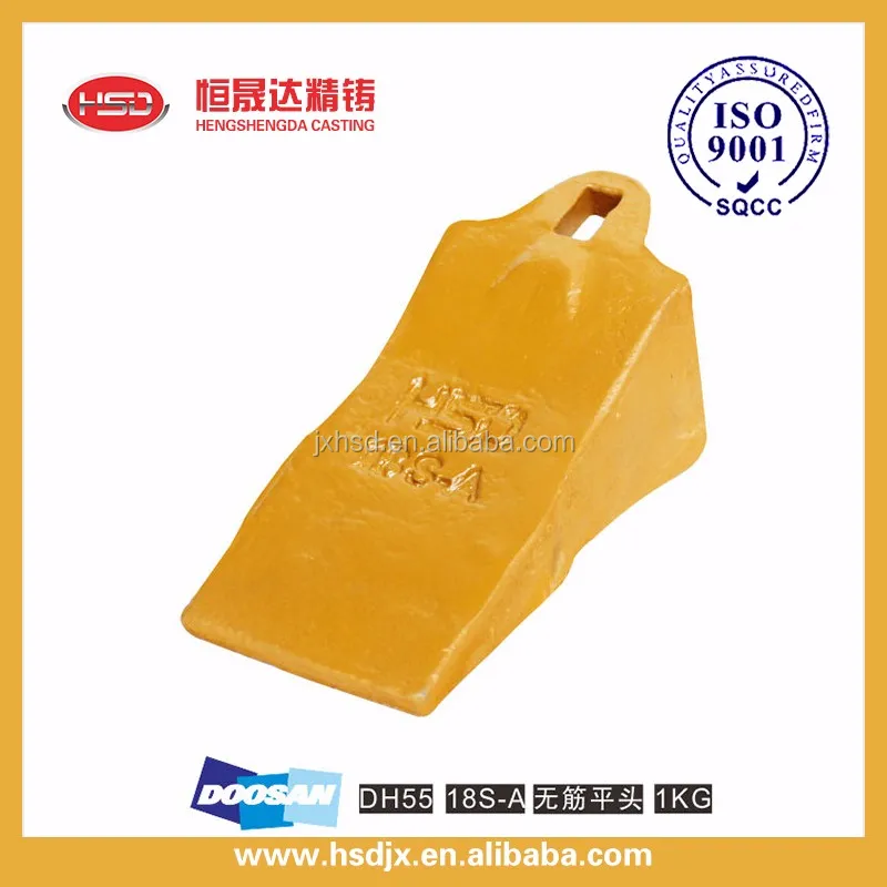 2713-9051 bucket teeth -china Daewoo part spare part 18S  for excavator DH55