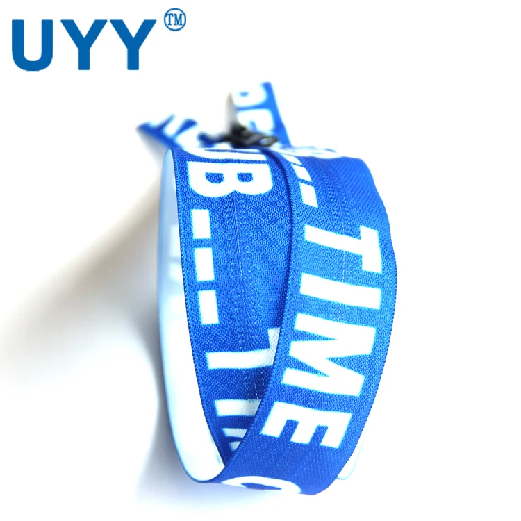 
Letters Special Printing Jacket 5# 65 cm Length Nylon Zipper 