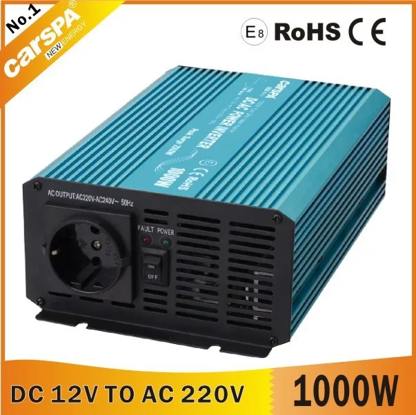 профессиональные и высокая эффективность 12v 220v чистая синусоида инвертор 1000w