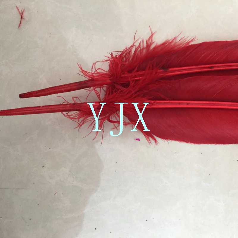 30-33cm wholesale dyed artificial bulk turkey feathers for carnival headdress decorations