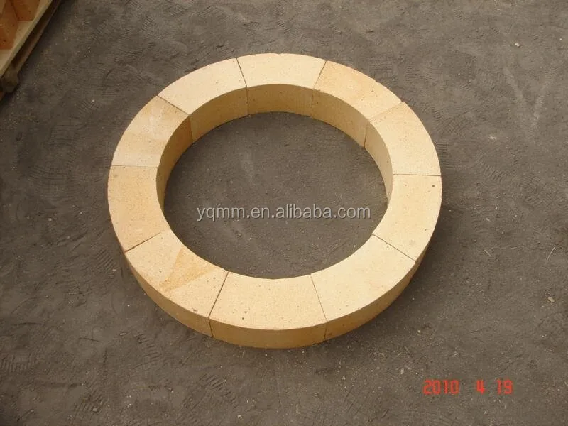 radial refractory brick