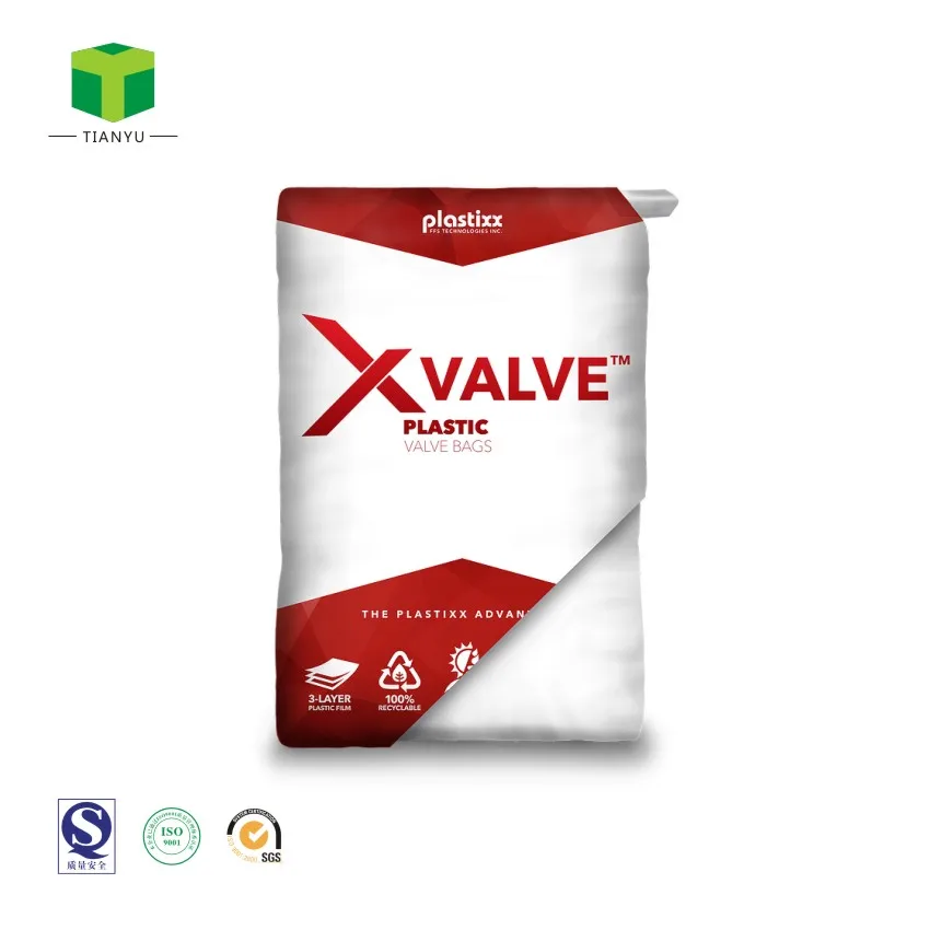 Wall Putty Packaging Valve Bags with Pe Liners Paper Sacks Industry Agriculture Kraft Paper Bags 20kg 25kg Cement Paper Sacks