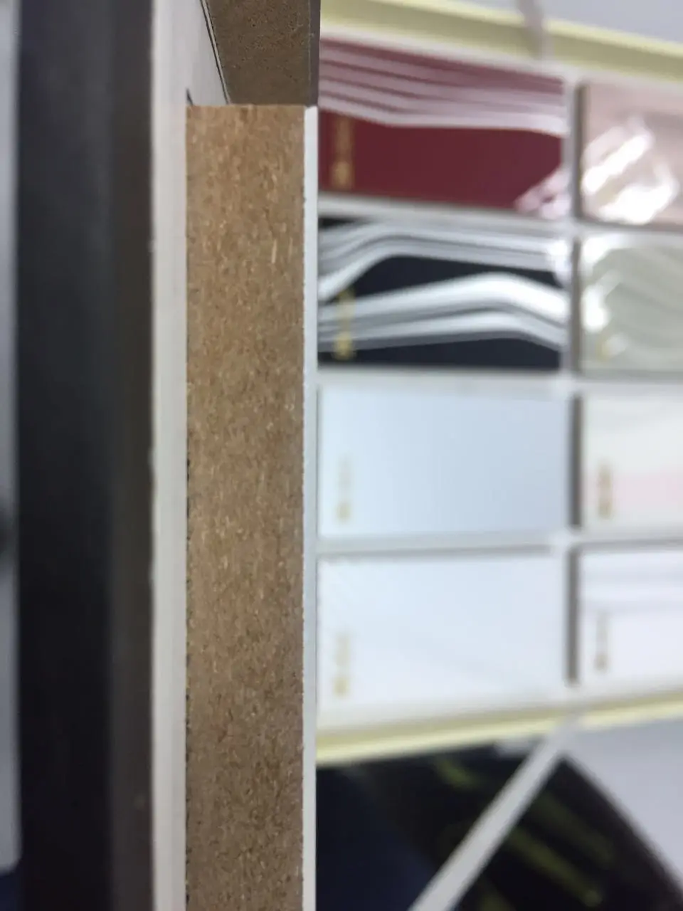 LCA -4 H anti-scratch acrylic sheet on mdf for cabinet