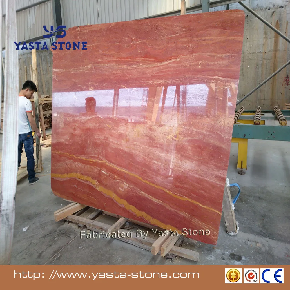 Chinese travertine slab red marble travertine 24x24 travertine tile