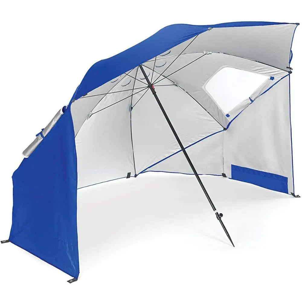 
SPF 50+ Sun and Rain Canopy Umbrella Beach Sports Events Sunshade Outdoor Sun Protection Beach Umbrella 