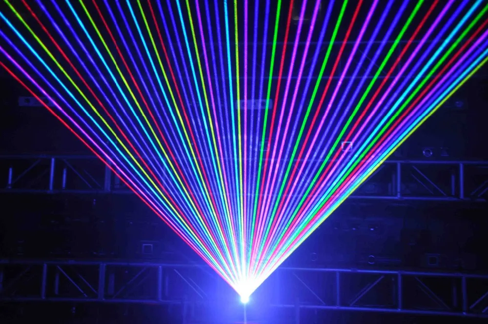 Outdoor laser show equipment 8W rgb multi color white animation writing custom logo laser light projector