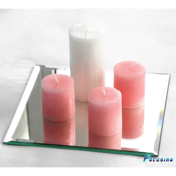 
2mm-5mm thick tempered clear beveled glass 