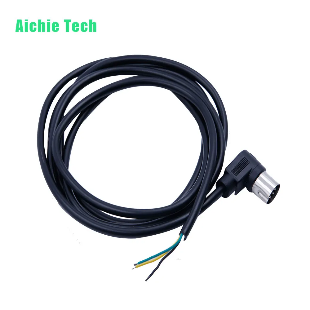 Right Angle Molded 5P Big Din Power Plug 45329 Cable