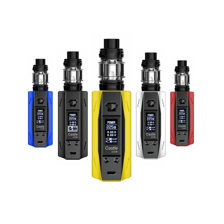 
225W High Wattage 3ml Kit with Electronic Cigarette new products smoke box mod e cigarette 